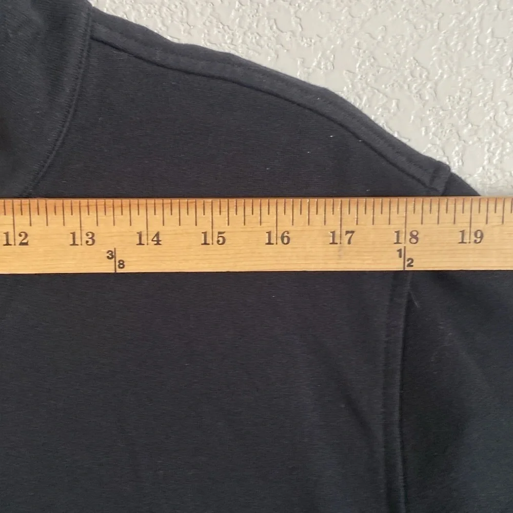 UNTUCKit Parkson Black Snap Pullover Sweatshirt Size L